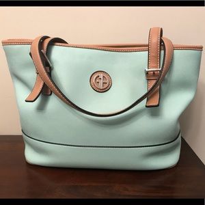 Giani Bernini Saffiano Misty Jade purse